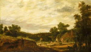 Pagórkowaty krajobraz autorstwa Pieter Stalpaert