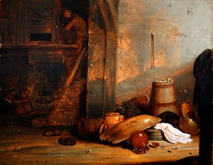 Wnętrze chłopskie autorstwa Pieter Symonsz. Potter