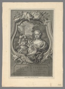Portret Wilhelma V, księcia Orange-Nassau i Karoliny, księżniczki Orange-Nassau