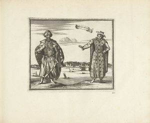 Mieszkańcy Archangielska, 1726 autorstwa Pieter Van der Aa