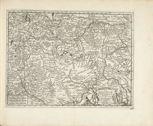 Mapa Moskwy, 1726 autorstwa Pieter Van der Aa
