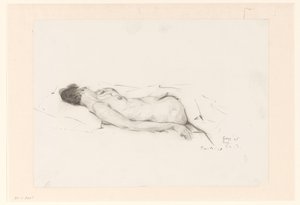 Leżąc nago autorstwa Pieter Willem van Baarsel