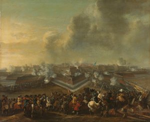 Napaść na miasto Coevorden, 30 grudnia 1672 autorstwa Pieter Wouwerman