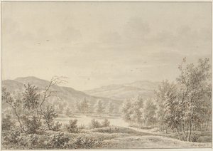 pagórkowaty krajobraz autorstwa Pieter de Goeje
