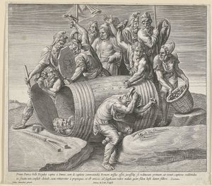 De standvastigheid van Marcus Atilius Regulus autorstwa Pieter de Jode (I)