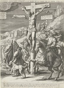 Ukrzyżowanie Chrystusa, część prawa autorstwa Pieter de Jode (I)