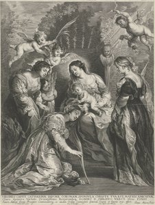 Dzieciątko Chrystus koronuje H. Catharina