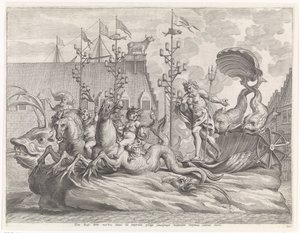Spektakl z rydwanem Neptuna Radosny wjazd Kardynała Dzieciątka w Gandawie, 1635 (tytuł serii)