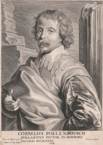 Cornelius Poelenbourch, pintor holandês em menor, figuras humanísticas
