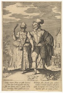 Gallica w Vestitu Varietas, z Fashions of Different Nations.n.d.