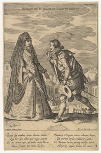 Hiszpanie i Hiszpanie w ubiorze, z Fashions of Different Nations.n.d.