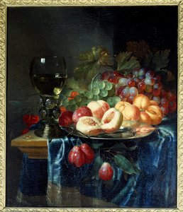 Owoce i wino. Obraz Pietera De Ringa (1615-1660) Ec. Hol.