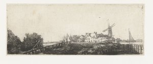 Drewniany most autorstwa Pieter de With (attributed to)