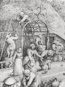 Szczegóły wiosny autorstwa Pieter Bruegel the Elder
