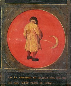 Z dwunastu przysłów na drewnianych tabliczkach (malarstwo na drewnie) autorstwa Pieter the Elder Bruegel