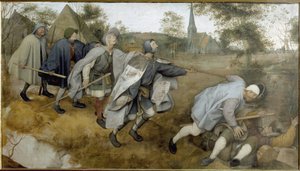 Przypowieść o niewidomych - Malarstwo autorstwa Pieter Bruegel the Elder