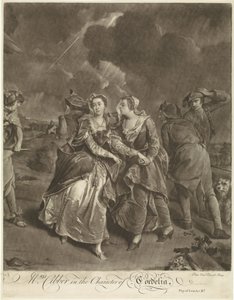 Aktorka Susannah Maria Cibber jako Cordelia