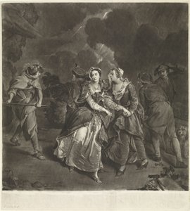 Aktorka Susannah Maria Cibber jako Cordelia