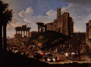 Widok z Capriccio na Campo Vacchino