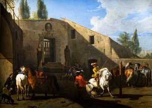 Manège autorstwa Pieter van Bloemen