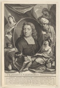 Portret François Valentijn Franciszek Valentinus (tytuł na obiekcie) autorstwa Pieter van Gunst