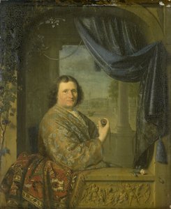 Portret mężczyzny z zegarkiem