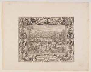 Lipiec, od The Twelve Months autorstwa Pieter van der Borcht