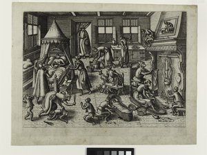 Przedszkole, ok.1585 (akwaforta)