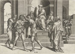 Uwięzienie Jana Chrzciciela autorstwa Pieter van der Heyden