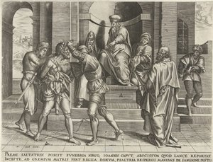 Uwięzienie Jana Chrzciciela autorstwa Pieter van der Heyden
