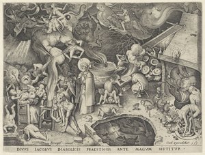Jakub Większy spotyka maga Hermogenesa Tale of the Magician Hermogenes (tytuł serii) autorstwa Pieter van der Heyden