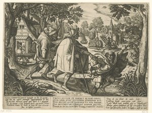 Przypowieść o dwóch niewidomych autorstwa Pieter van der Heyden