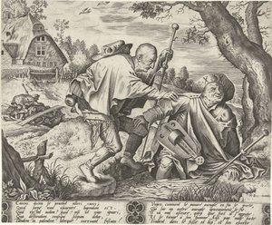 Przypowieść o dwojgu niewidomych” autorstwa Pieter van der Heyden