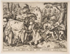 Brudna narzeczona lub małżeństwo Mopsusa i Nysy, 1570.