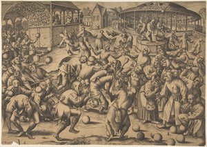 Święto Głupców po 1570 r. autorstwa Pieter van der Heyden