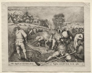 Cztery pory roku: lato, 1570. autorstwa Pieter van der Heyden