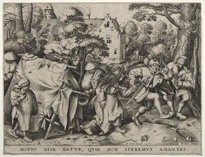 Ślub Mopsusa i Nysy, 1570. autorstwa Pieter van der Heyden