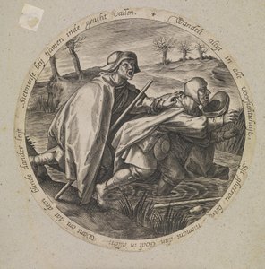 Ślepy prowadzi ślepego autorstwa Pieter van der Heyden