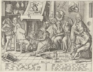 tłusty wtorek przed Popielcem autorstwa Pieter van der Heyden