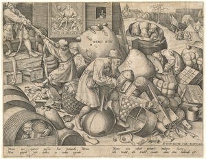 Każdy autorstwa Pieter van der Heyden after Pieter Bruegel the Elder