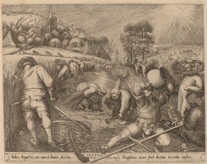 Lato autorstwa Pieter van der Heyden after Pieter Bruegel the Elder