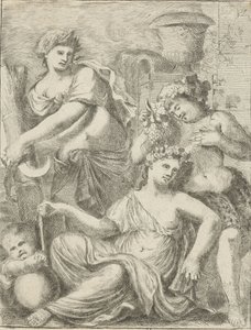 Ceres, Bachus i Wenus autorstwa Pieter van der Plas (II)