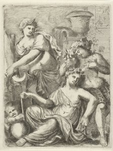Ceres, Bachus i Wenus autorstwa Pieter van der Plas (II)