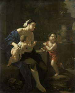 Puszczać bańki autorstwa Pieter van der Werff (attributed to)