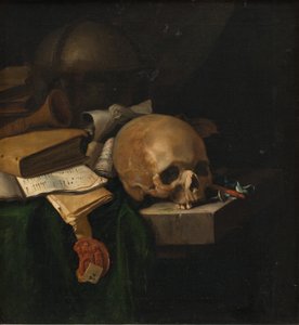 Martwa natura Vanitas autorstwa Pieter van der Willigen