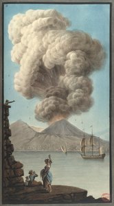 Poranna erupcja Wezuwiusza z Campi Flegrei. Obserwacje na wulkanach Obojga Sycylii…” Sir William Hamilton autorstwa Pietro (after) Fabris