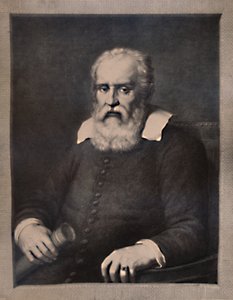 Galileo Galilei, włoski naukowiec, koniec XVIII lub początek XIX wieku 1894 autorstwa Pietro Antonio Leone Bettelini