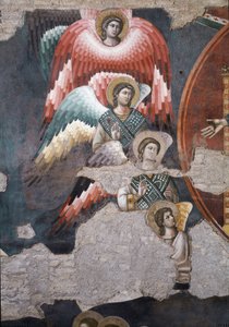 Sąd Ostateczny, fragment aniołów - Fresk