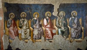 Sąd Ostateczny: fragment Apotres (Fresco