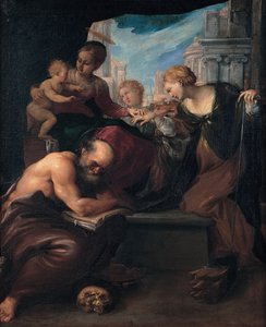 Mistyczne zaślubiny św Katarzyny, 1595-1599